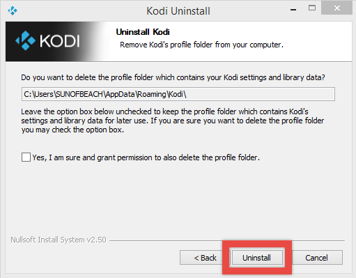 how to completely uninstall kodi on mac manually